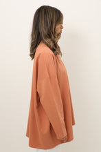 Load image into Gallery viewer, oversized soft orange long-sleeve t-shirt