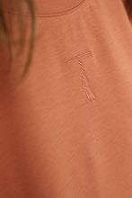 Load image into Gallery viewer, oversized soft orange long-sleeve t-shirt