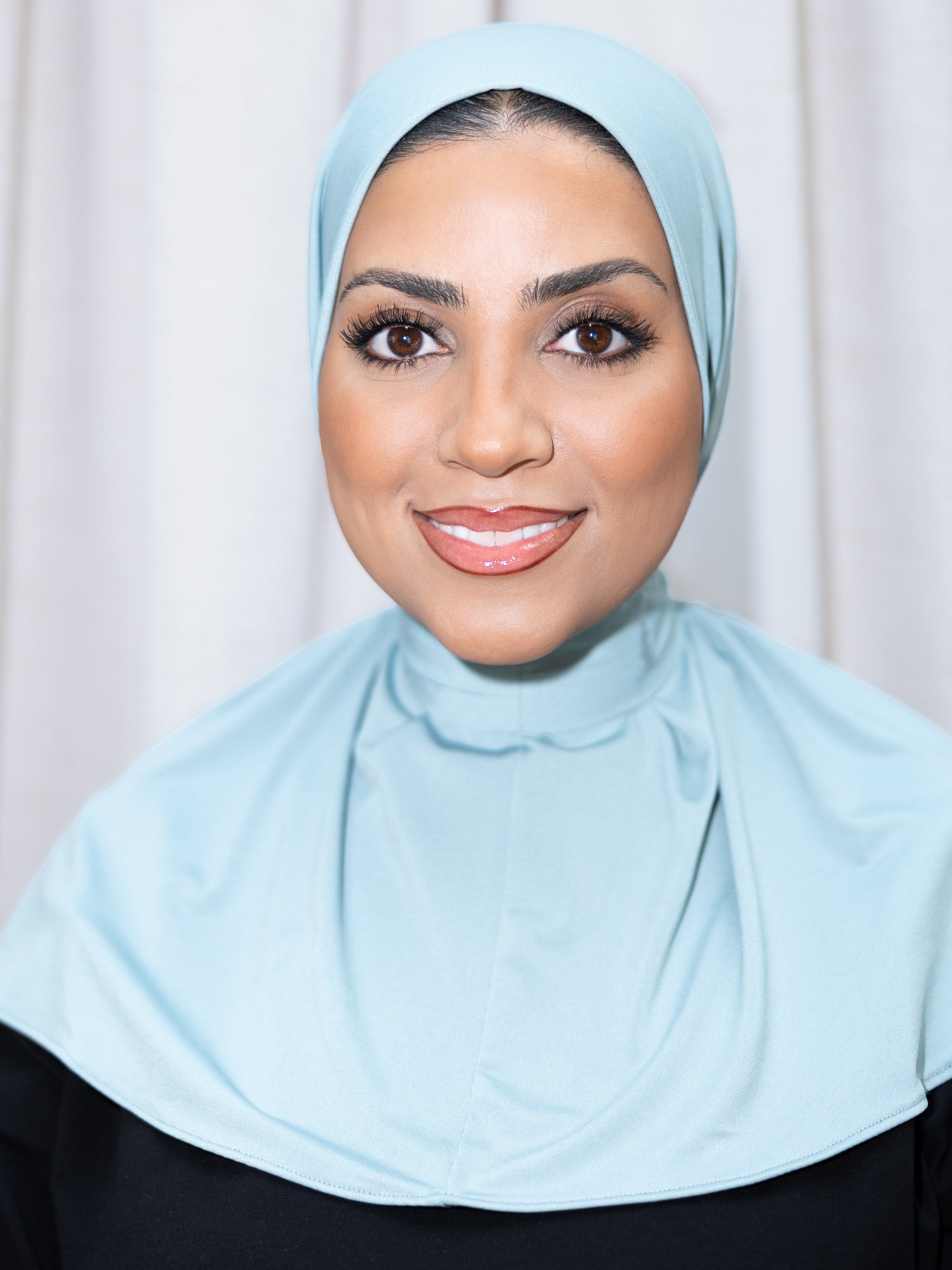 instant hijab WARM BLUE