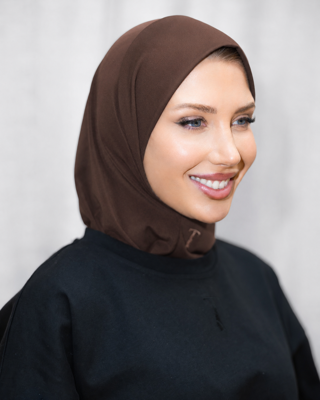 easy instant hijab BROWN