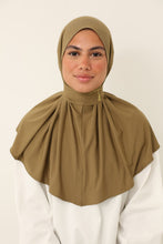 Load image into Gallery viewer, MINIMAL instant hijab bronzed olive
