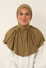 Load image into Gallery viewer, MINIMAL instant hijab bronzed olive
