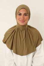 Load image into Gallery viewer, MINIMAL instant hijab bronzed olive
