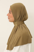 Load image into Gallery viewer, MINIMAL instant hijab bronzed olive
