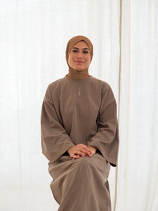 instant hijab caramel