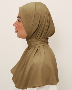 instant hijab olive