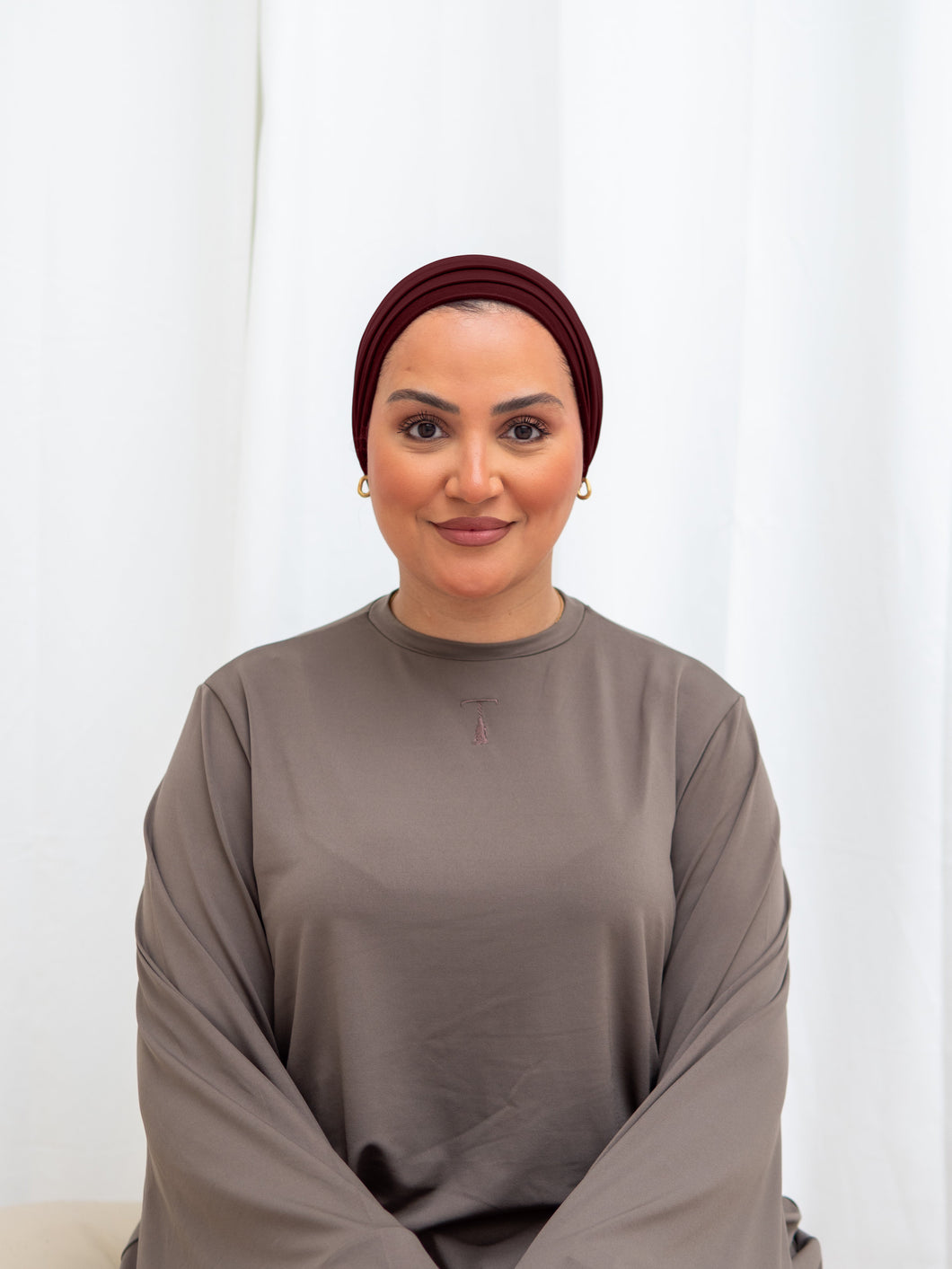 turban burgundy