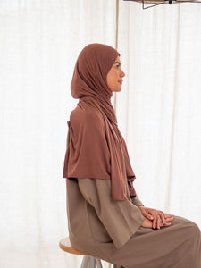 bamboo jersey in BROWN