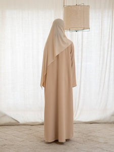 NOOR abaya CREAM BEIGE