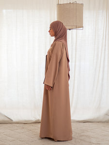 NOOR abaya DUSTY ROSE