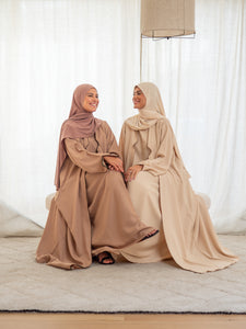 NOOR abaya DUSTY ROSE